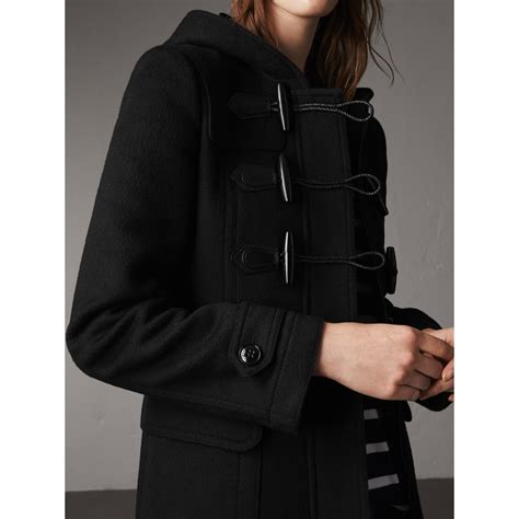 burberry black burford duffle coat|duffle coat Burberry femme.